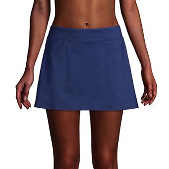 Petite Lands' End UPF 50 Tummy Control Swim Skirt