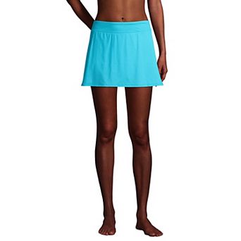 Petite Lands' End UPF 50 Tummy Control Swim Skirt