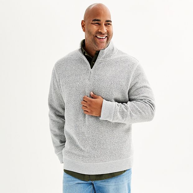 Big & Tall Sonoma Goods For Life® Supersoft Sweater Fleece Zip Jacket