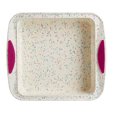 Trudeau Confetti Square Cake Pan