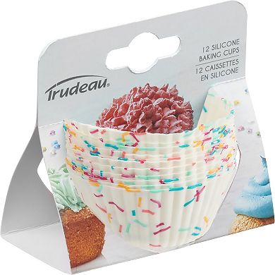 Trudeau Confetti Silicone Muffin Cup 12-pk.