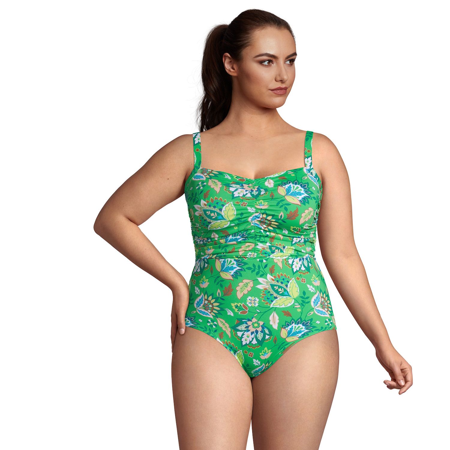 kohls tummy control swimwear