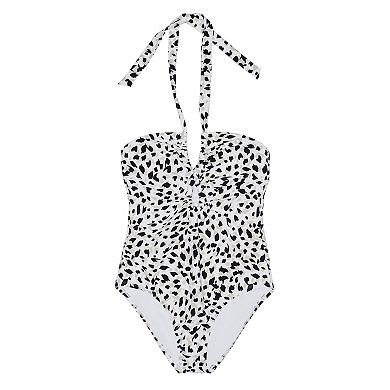 Women's Freshwater Keyhole Bandeau One-Piece Swimsuit