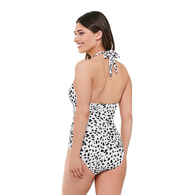 Women's Freshwater Keyhole Bandeau One-Piece Swimsuit