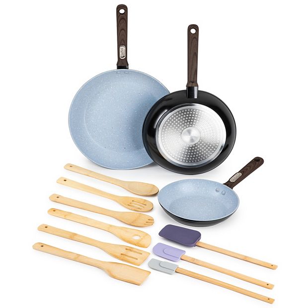 Brooklyn Steel Co. 12 Retrograde Non-Stick Fry Pan Gray & Black