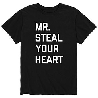 Men's Mr. Steal Your Heart Valentine's Day Graphic Tee