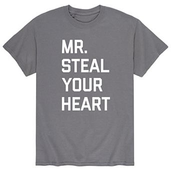 Men's Mr. Steal Your Heart Valentine's Day Graphic Tee