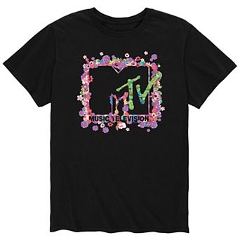 Men's MTV Floral Logo Tee