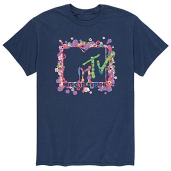 Men's MTV Floral Logo Tee