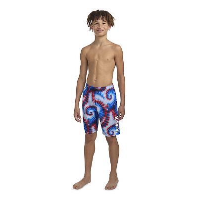 Boys 4 20 Hurley Pull On Tie Dye Swim Trunks