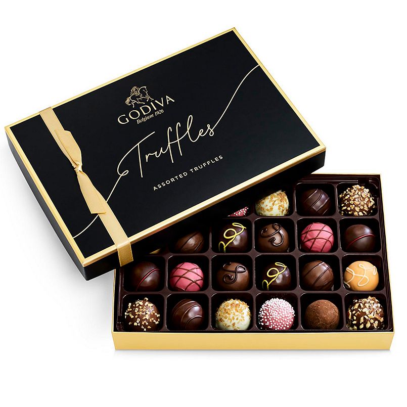 Godiva 24-Piece Signature Chocolate Truffles Gift Box