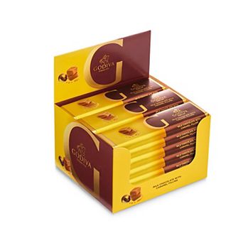 Godiva 24 Pack Small Milk Chocolate Caramel Bars Set