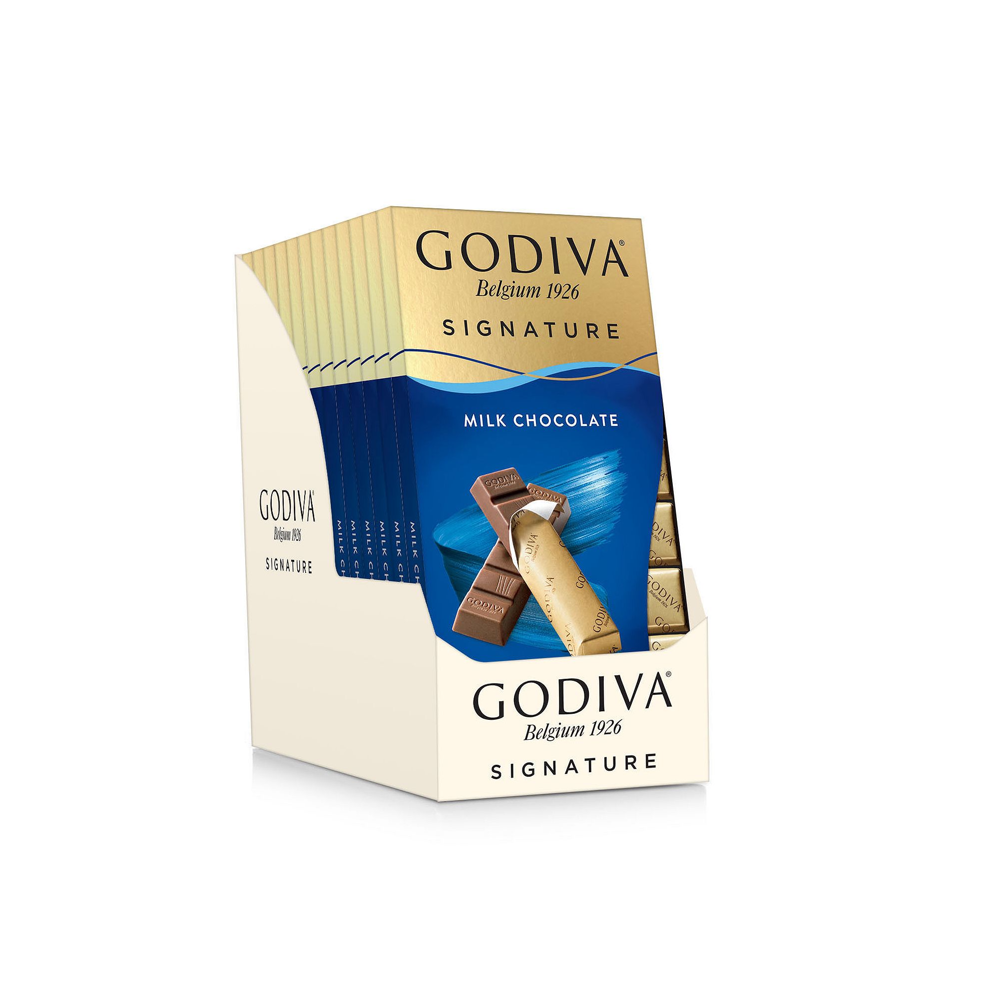 Godiva Signature 12 Pack of 8 Milk Chocolate Mini Bars