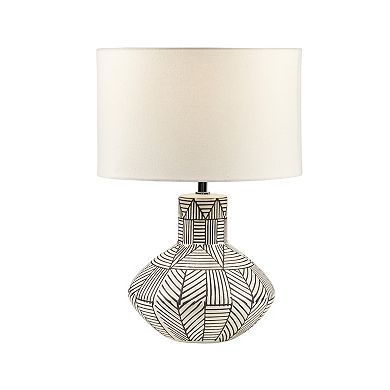 INK+IVY Agape Geometric Table Lamp