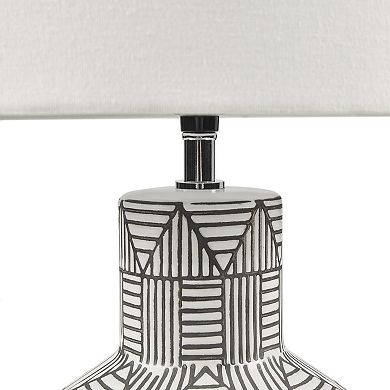 INK+IVY Agape Geometric Table Lamp