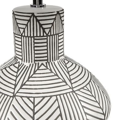 INK+IVY Agape Geometric Table Lamp