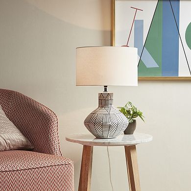 INK+IVY Agape Geometric Table Lamp