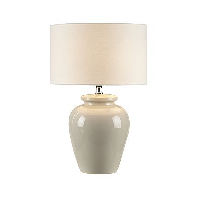 INK+IVY Anzio Vase Shape Ceramic Table Lamp