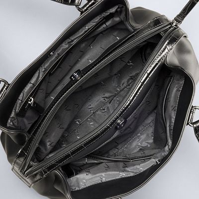 Simply Vera Vera Wang Extended Zip Satchel Bag Simply Vera Vera Wang Extended Zip Satchel Bag