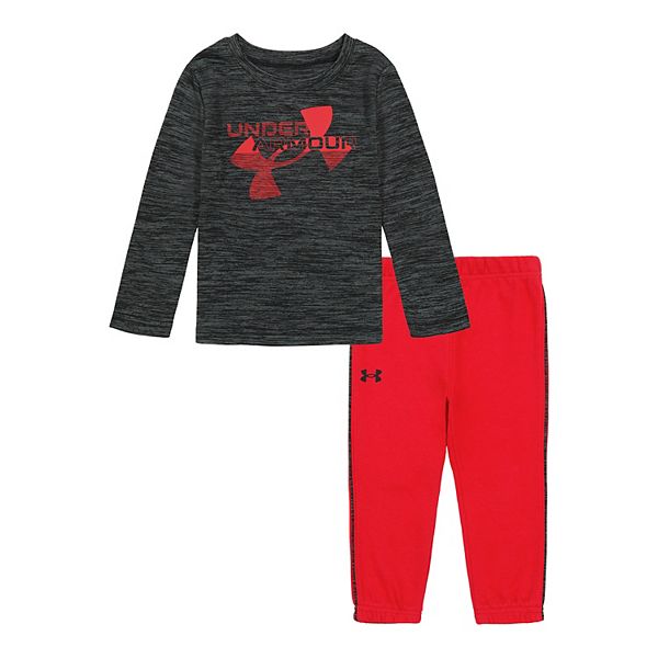 Baby Boy Under Armour Twist Logo Tee & Jogger Pants Set