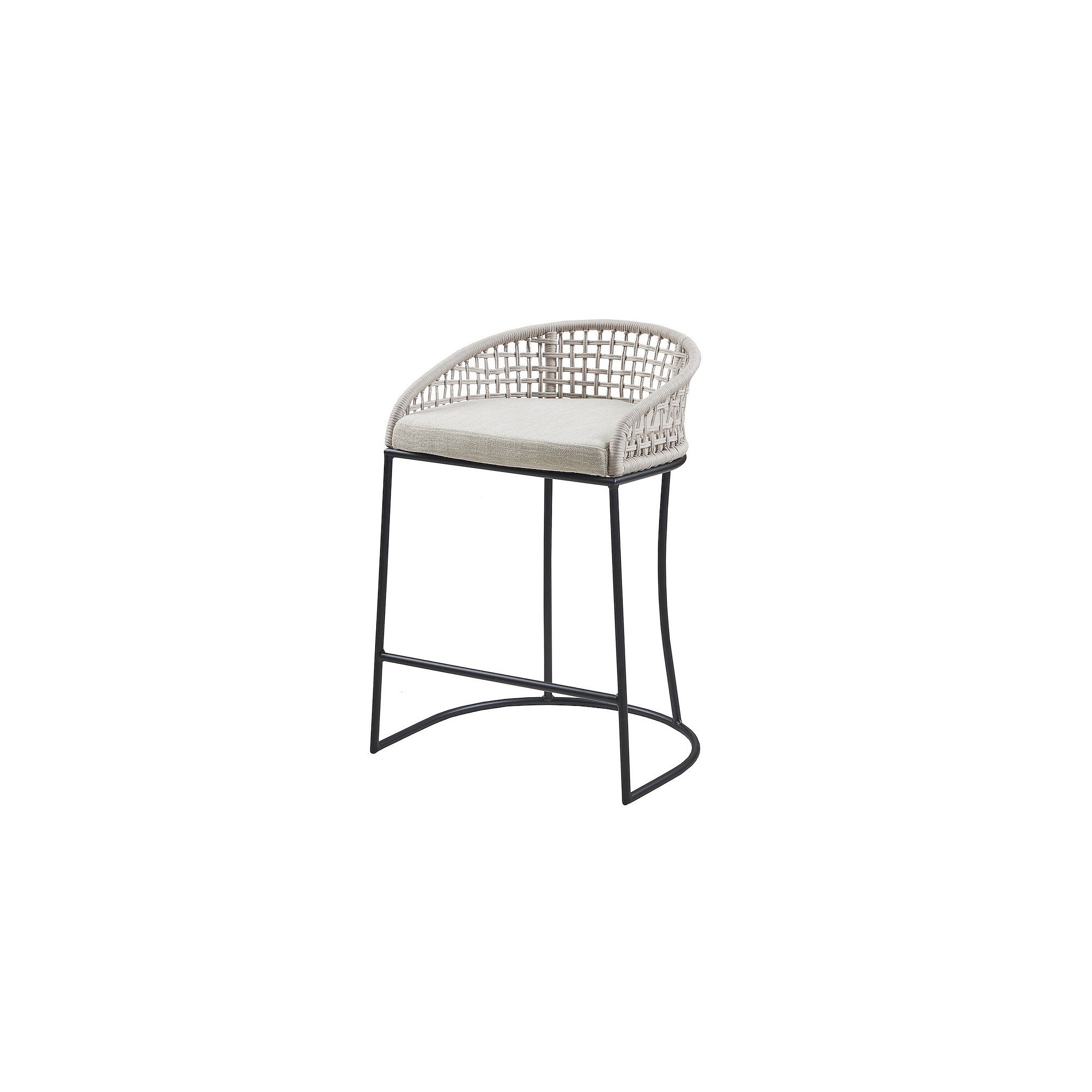 Madison Park Carmel Woven Counter Stool, Natural