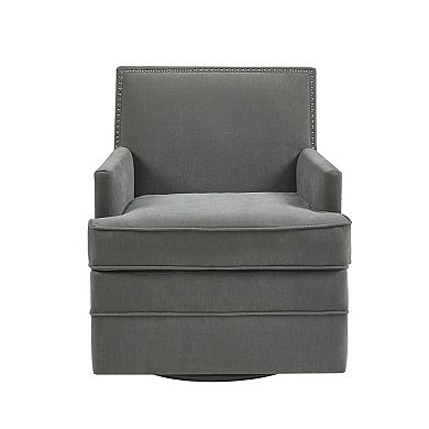 Madison Park Emerson 360 Degree Swivel Upholstered Arm Chair