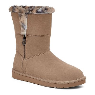 Kohls suede boots best sale