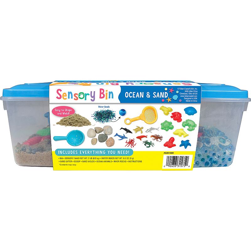 Creativity For Kids Sensory Bin Ocean And Sand, Multicolor