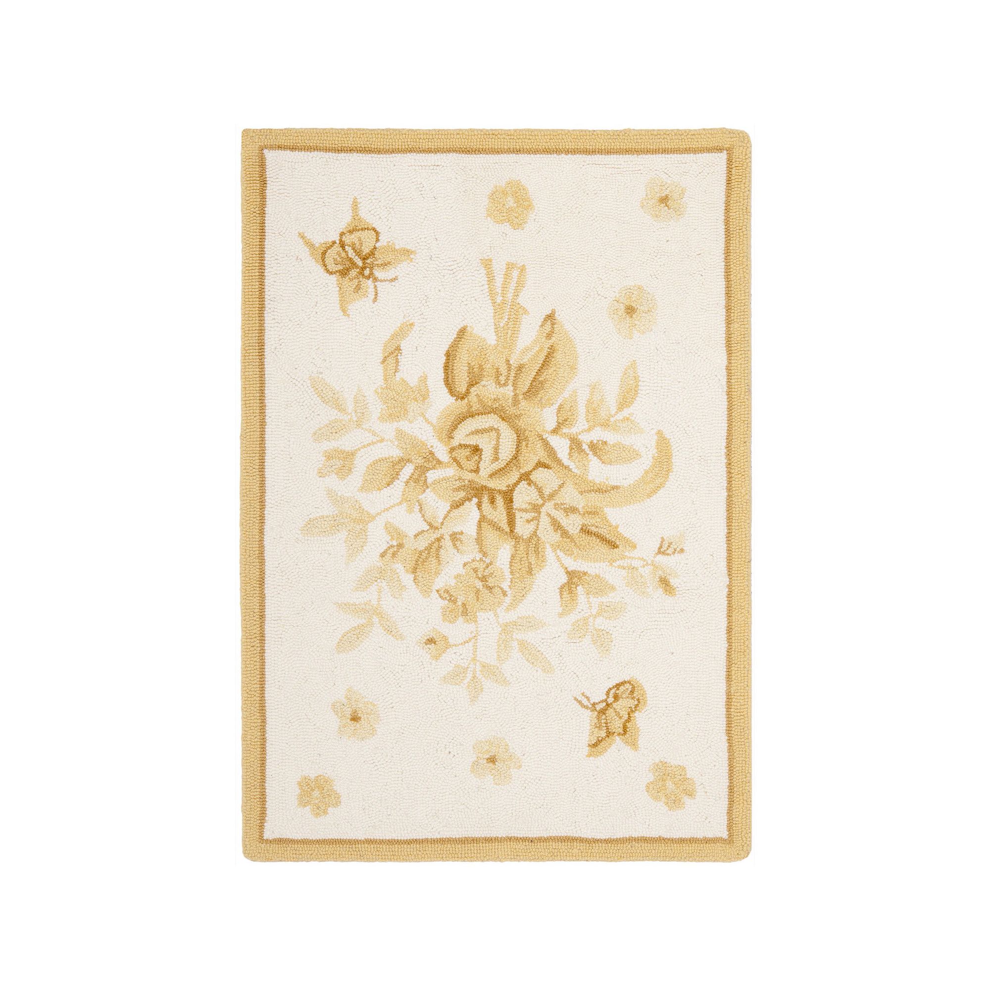 Safavieh Chelsea Collection Esqueda Accent Rug, Ivory Gold