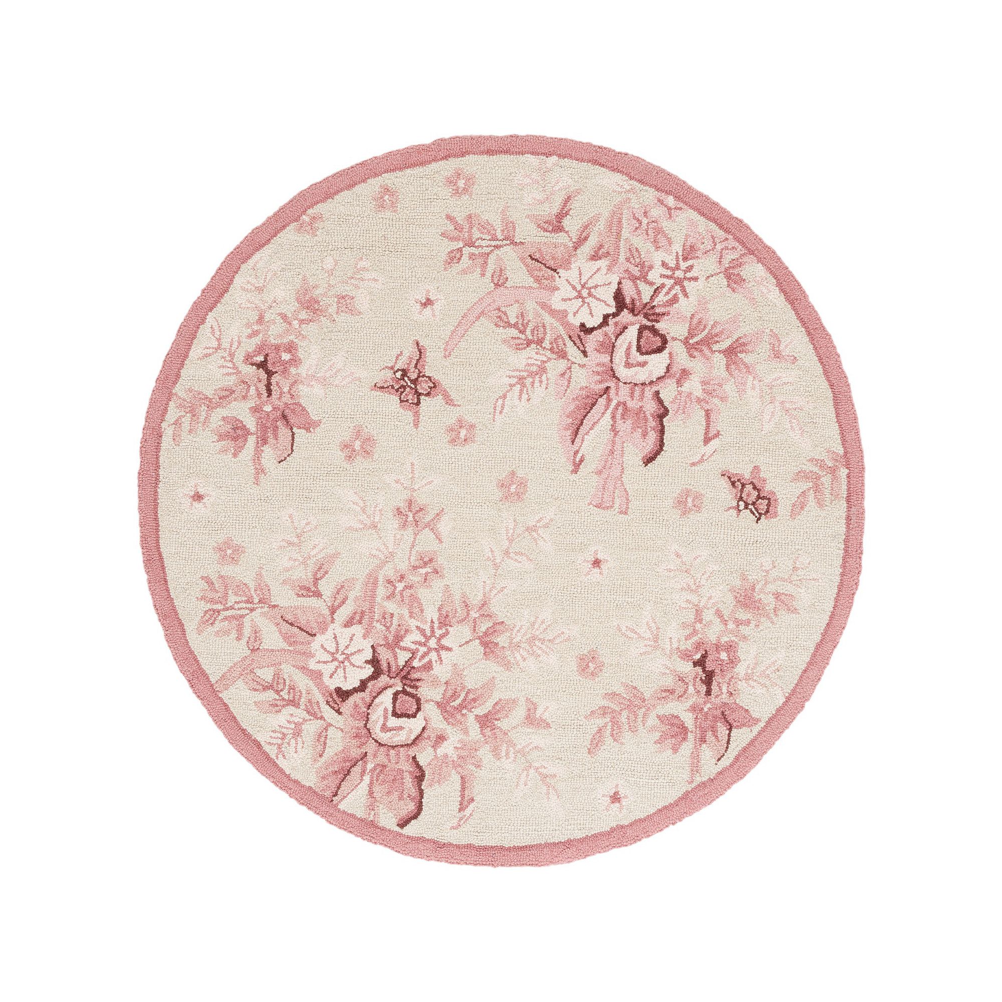 Safavieh Chelsea Collection Agnos Area Rug, Ivory Rose