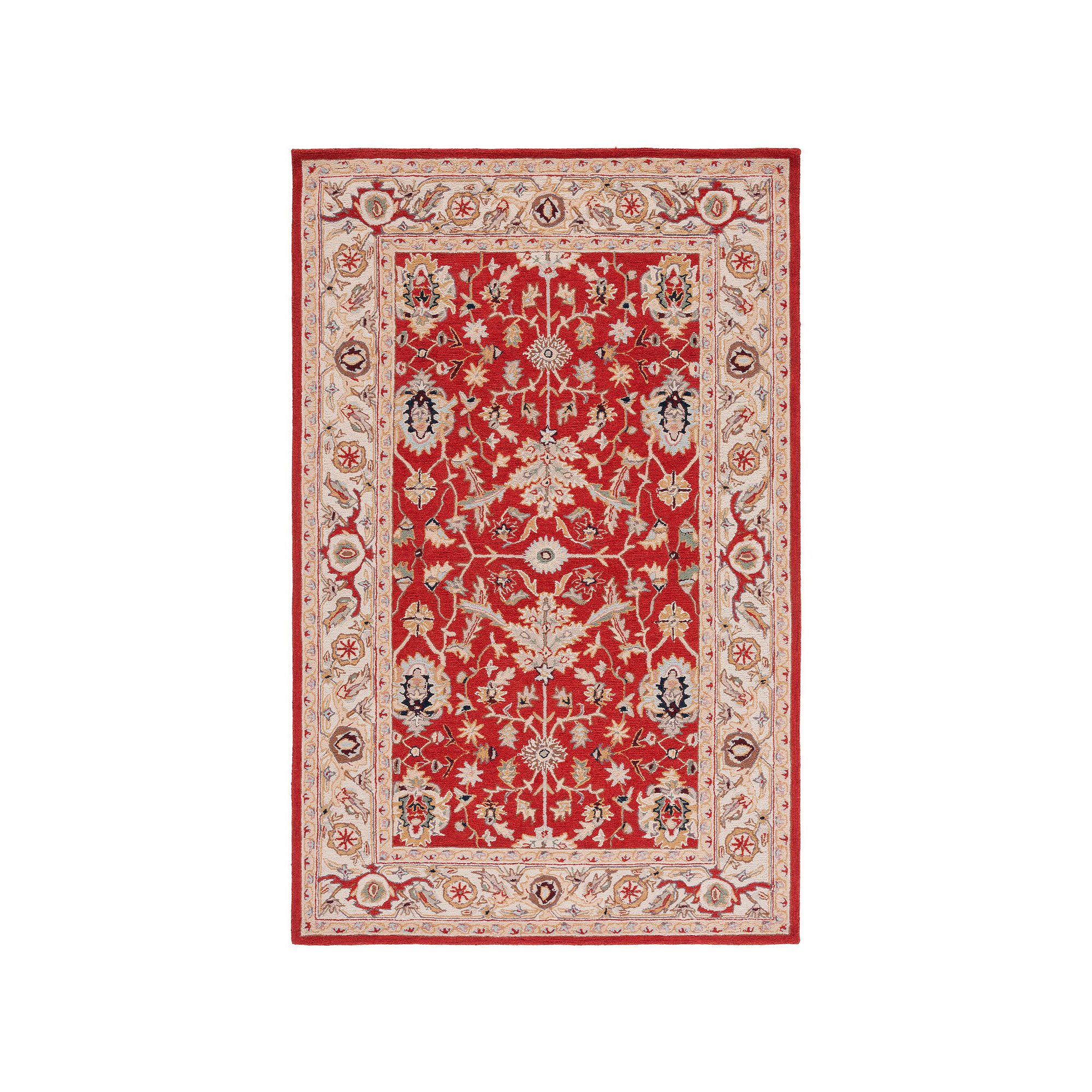 Safavieh Chelsea Collection Wu Area Rug, Red Ivory