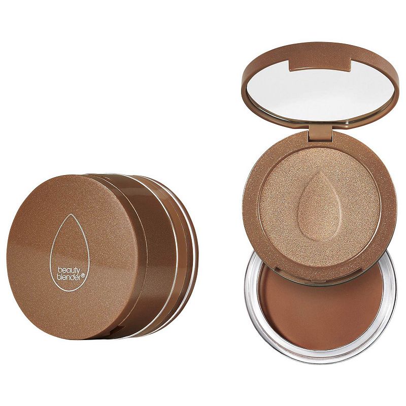 BOUNCE Magic Fit Creamy Bronzer & Highlighter Duo, Size: 0.49 Oz, Beig/Gree