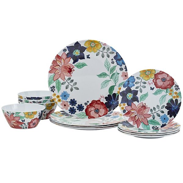 Dolly Parton Kitchen 6Pc Floral Linen Set - 2- Potholders, 2- Oven