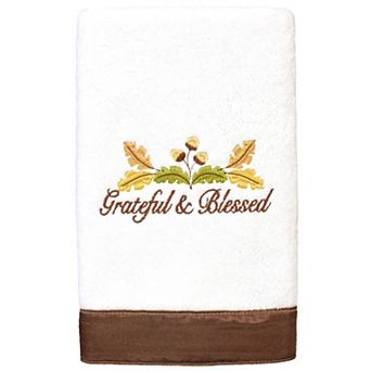 Linum Home Textiles Blessed Embroidered Hand Towel