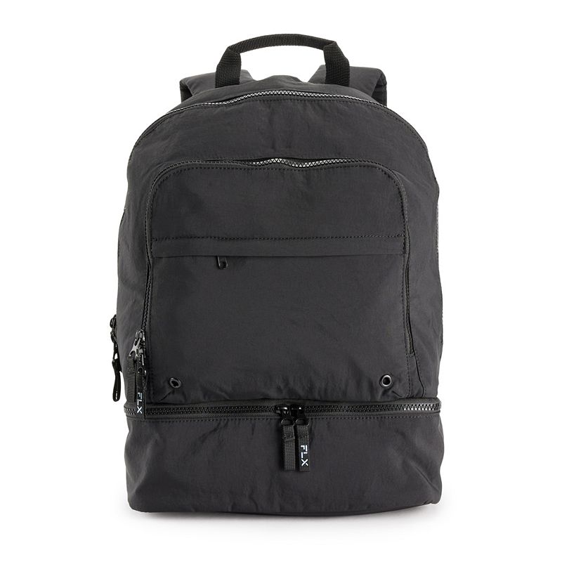 FLX Top Zip Backpack, Black