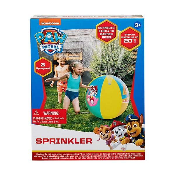 Paw patrol store beach ball sprinkler