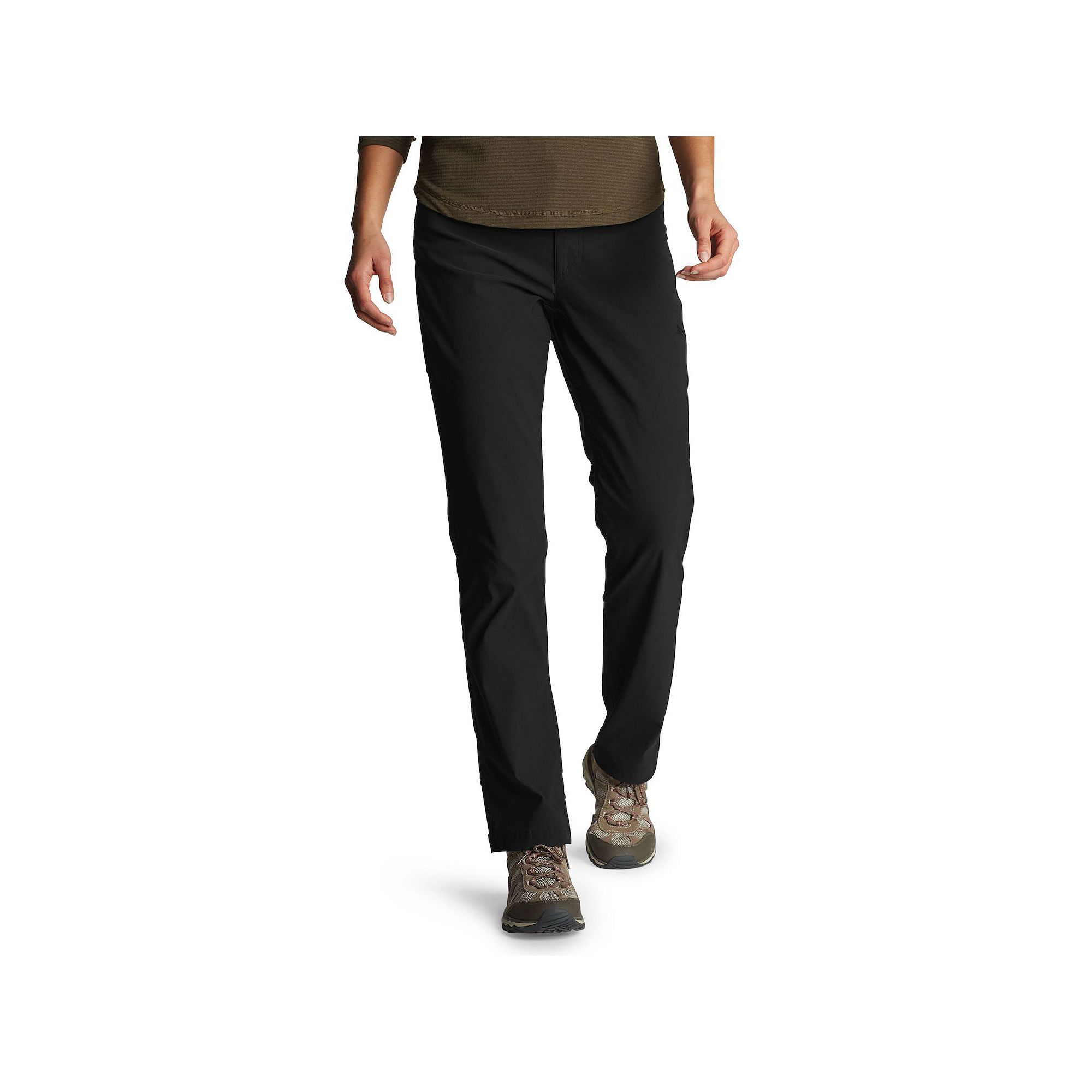 Women’s Eddie Bauer Rainier Pants, Womens, Size: 4, Black