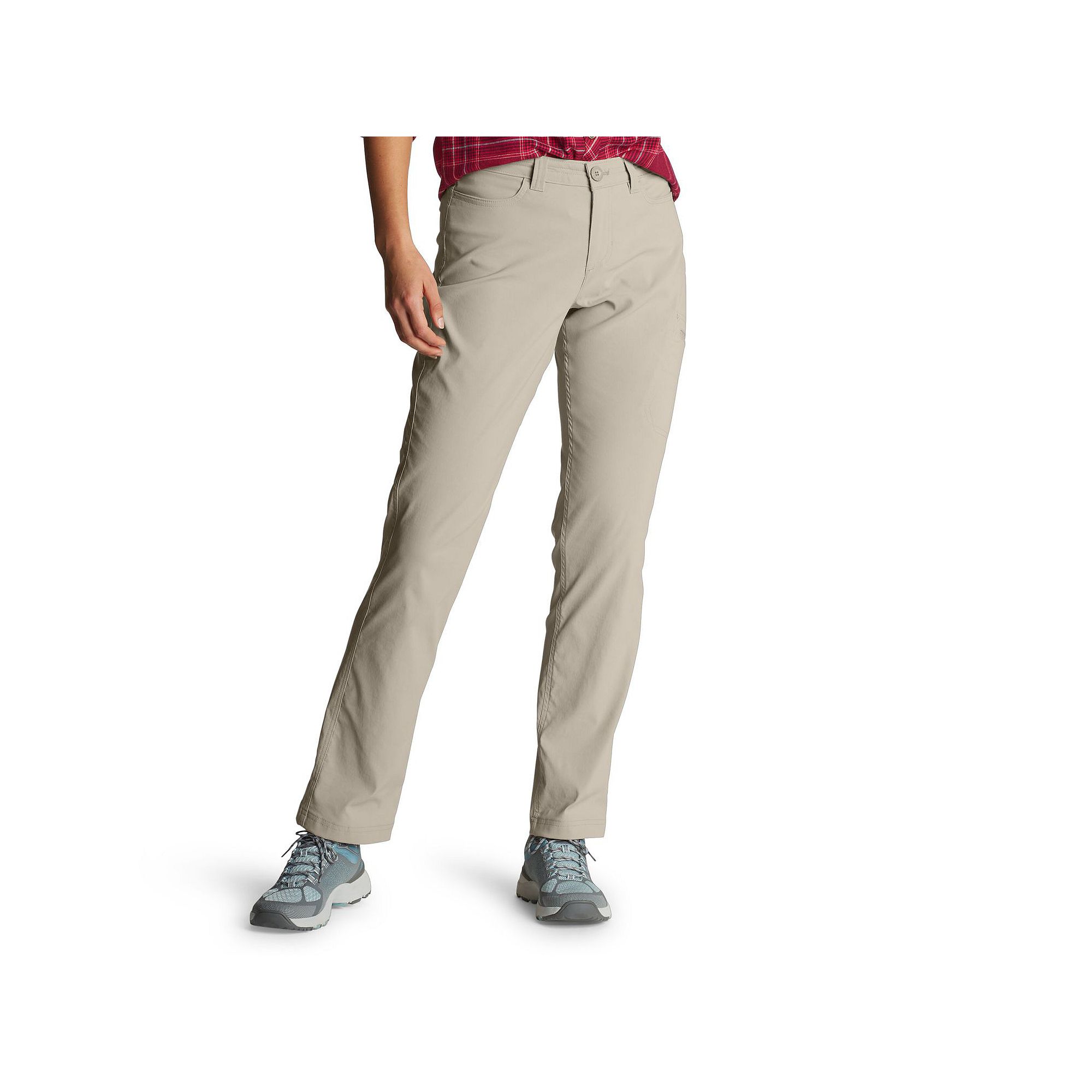 Women’s Eddie Bauer Rainier Pants, Womens, Size: 4, Pumice