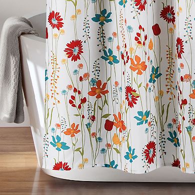 Lush Decor Clarissa Floral Shower Curtain