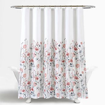 Lush Decor Clarissa Floral Shower Curtain
