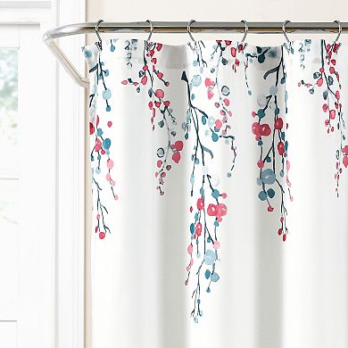 Lush Decor Mirabelle Watercolor Floral Shower Curtain
