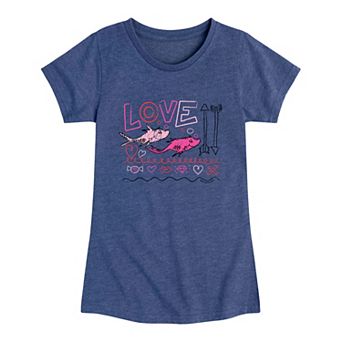 Girls 7-16 Dr. Seuss Love Fish Graphic Tee