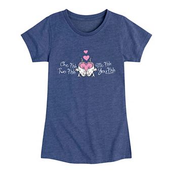 Girls 7-16 Dr. Seuss One Fish Two Fish Graphic Tee