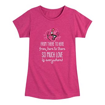 Girls 7-16 Dr. Seuss Love Is Everywhere Graphic Tee