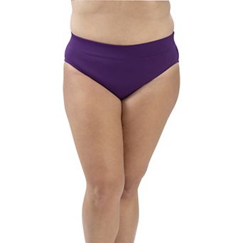 Women's Dolfin Aquashape UPF 50+ Solid Moderate Cut Swim Briefs