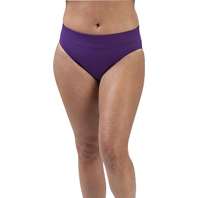 Women's Dolfin Aquashape UPF 50+ Solid Moderate Cut Swim Briefs