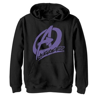 Boys 8-20 Marvel Avengers Spray Painted Text Logo Graphic Hoodie