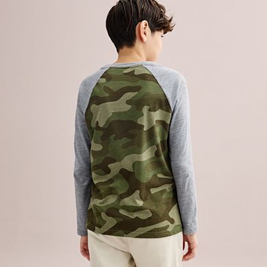 Boys 8-20 Sonoma Goods For Life® Everyday Raglan Tee in Regular & Husky