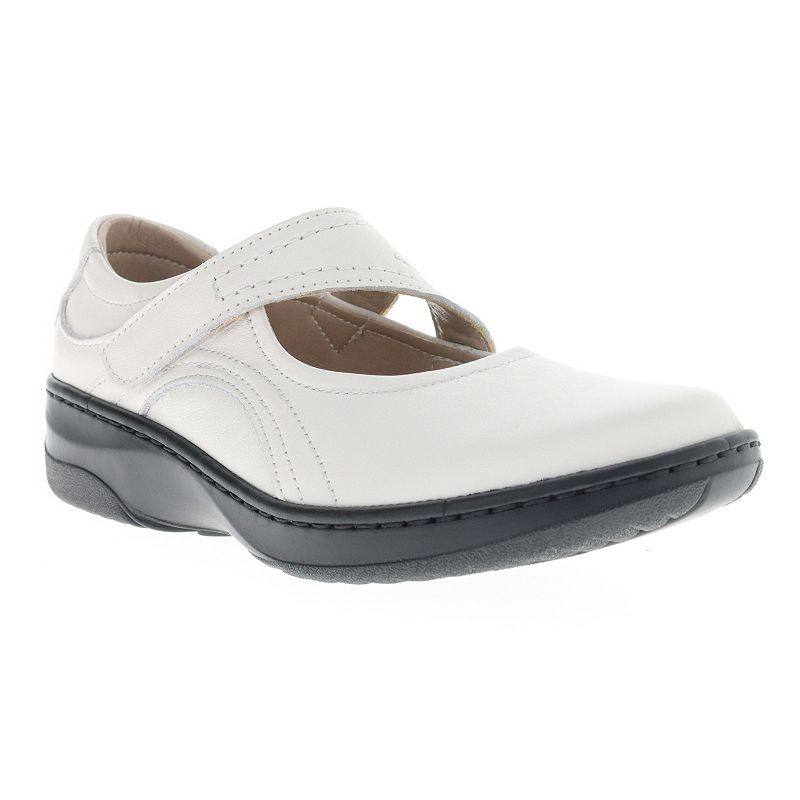 Propet Golda Women's Leather Mary Jane Shoes, Size: 7, White Onyx