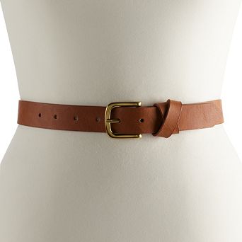 Women's Sonoma Goods For Life® Square Buckle Crossover Keeper Loop Belt